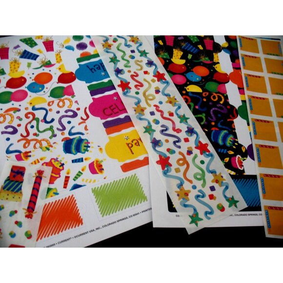 Creative Memories and more CELEBRATE Stickers (Party, Birthday,) Gr Lengths - Picture 11 of 15